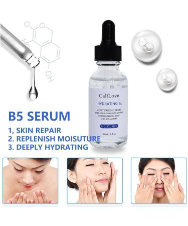 B5 Face Serum Hyaluronic Acid Anti Wrinkle Aging Facial Serum With Vitamin B5 Improve Rough Skin Ultra-Hydrating Ultra-Repairing Formula B5 Serum Concentrate 30ml - Buy Online on SooperMarket.com