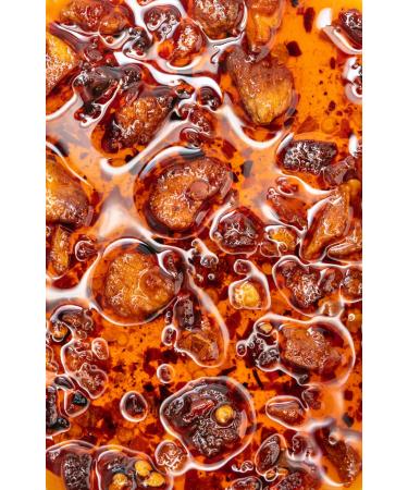 Hot Crispy Oil Original - Spicy Gourmet Olive Oil Infused with Garlic, Shallots, and Chili Peppers - 6 oz Jar (Vegan, Gluten-Free) - Ideal for Pizza, Pasta, Salads & More - Buy Online on SooperMarket.com