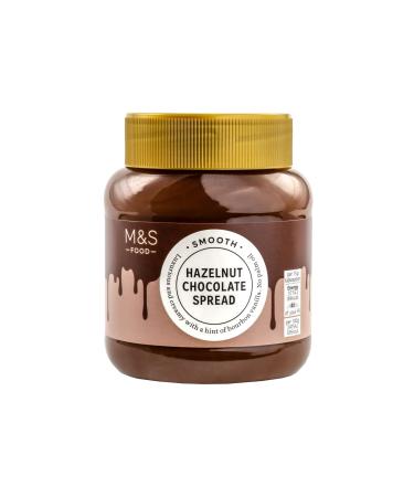 M&S Marks & Spencer Smooth Hazelnut Chocolate Spread with Bourbon Vanilla Vegetarian 400g