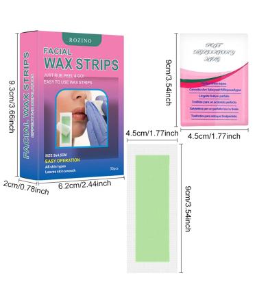 Beeswax Hair Removal Wax Strips | Painless & Durable Facial Hair Remover | Shop Now for Worldwide Shipping - Buy Online on SooperMarket.com