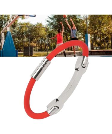 Buy Red Balance Bracelet Wristband - Silicone Negative Ion Washable for Running - International Shipping Available - Buy Online on SooperMarket.com