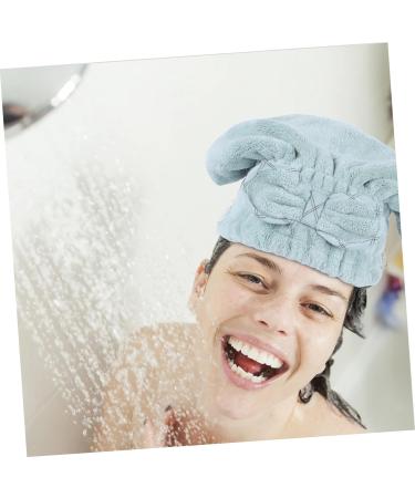 MAGICLULU 1pc Shower Cap Fabric Bow Tie Girl Towel Hat Green 27x25cm - Buy Online on SooperMarket.com