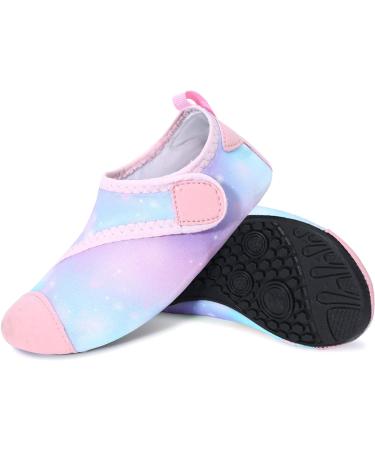 JIASUQI Kids Water Shoes Quick Dry Aqua Socks 3.5/4.5 UK - Easy Light Pink - Buy Online on SooperMarket.com