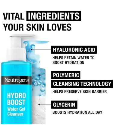 Neutrogena Hydro Boost Fragrance-Free Water Gel Cleanser - Buy Online on SooperMarket.com