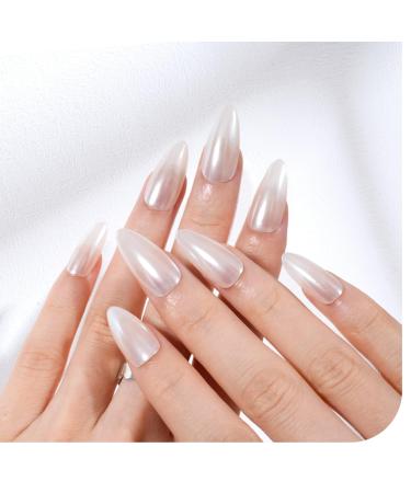 PrettyDiva Glazed Donut Chrome Powder - High Gloss Pearlescent Nail Art Powder for DIY Nail Designs (1g/Jar - Buy Online on SooperMarket.com
