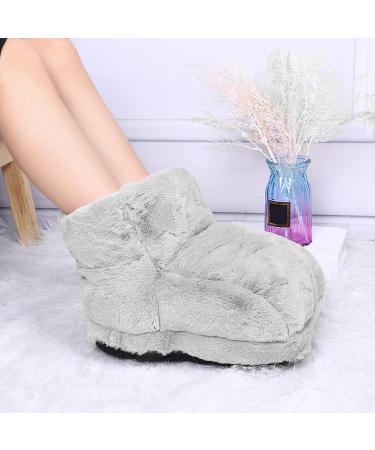Yuehuamech 5V USB Electric Foot Warmer & Heating Pillow - Soft Fleece Heated Boots & Base Mat for Home/Office Use - Buy Online on SooperMarket.com