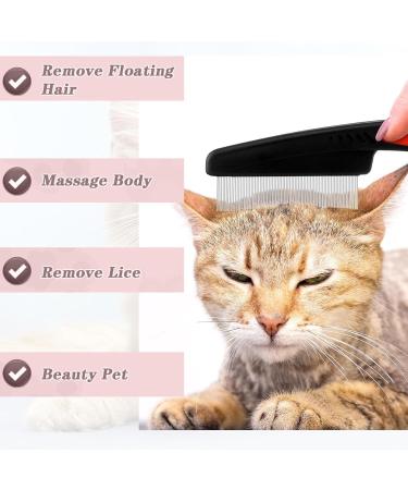 5 Pack Flea Comb for Cats & Dogs | Effective Lice & Flea Removal | Professional Pet Care Comb - Buy Online on SooperMarket.com