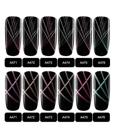 Buy Austinstore Elastic Metal Spider Painting Gel | DIY UV Soak Off Nail Lacquer 72# - International Shipping Available - Buy Online on SooperMarket.com