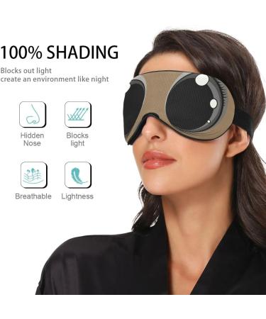 Haskirky Light Blocking Eye Mask - Breathable & Adjustable for Adults - Perfect for Travel, Yoga & Deep Sleep - Buy Online on SooperMarket.com