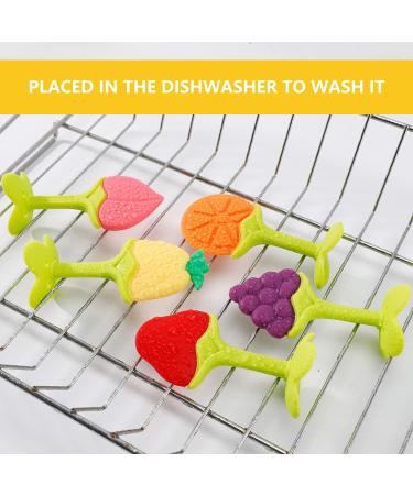 NASHRIO Baby Teething Toys Pack of 5 - BPA Free Silicone Teethers for Newborns - Natural, Organic, and Freezer Safe - Perfect Baby Shower Gift - Buy Online on SooperMarket.com