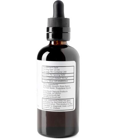 Greenbush Black Cohosh Liquid Extract - Menopause Health Support - 4 oz (240 Doses) - Buy Online on SooperMarket.com