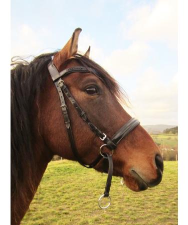 PS Horse Articles Soft Bitless Bridle - Anatomical Bridle Tilia Pony - Color Black