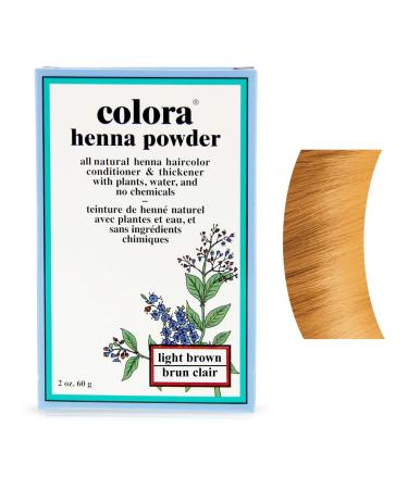 Colora Henna - Color Powder - Light Brown - 60 gr