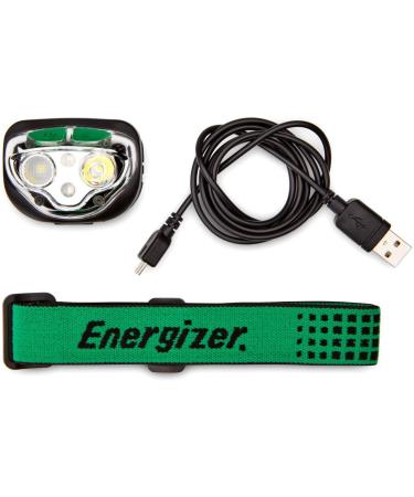 Energizer Vision LED Rechargeable Headlamp - Water Resistant, Bright LED for Outdoors and Camping - USB Charging Cable Included (Pack of 1) - Buy Online on SooperMarket.com