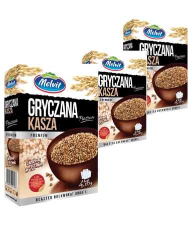 Melvit Roasted Buckwheat Cereal Muesli Corn Flakes 400 Gram x 3 Pieces