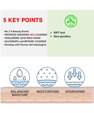 Buy ATOPALM Moisturizing Facial Cleansing Foam - Paraben Free Face Wash for Dry & Sensitive Skin Infused with Hyaluronic Acid pH Balanced K-Beauty Cleanser 150ml - Buy Online on SooperMarket.com