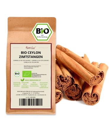 Kamelur Organic Ceylon Cinnamon Sticks - 500g - Whole Organic Ceylon Cinnamon in biodegradable packaging 500 g (1 pack)