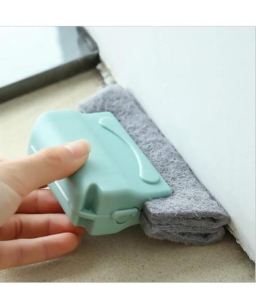Cleaning Brush Window Grooves Cleaning Brush Household Cleaning Window Gaps Brush Door and Window Cleaning Tools for Apartment Home(Bluegreen) blue-green - Buy Online on SooperMarket.com