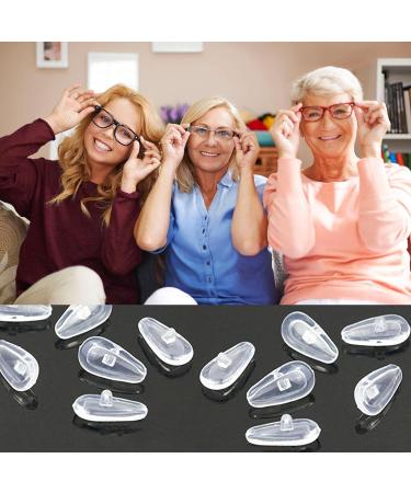 Bexdug Nasal Pads for Glasses - 5 Pairs Silicone Anti-Slip Nose Cushions | Glasses Repair Set for Men & Women - Buy Online on SooperMarket.com