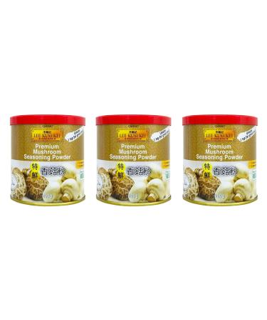 Lee Kum Kee Premium Mushroom Seasoning Umami Powder 200g (Vegan) Halal (Pack 3) by CNMART