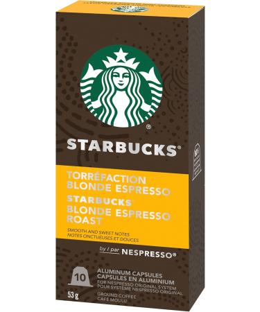 Starbucks By Nespresso Pike Place 5 X 10 Nespresso Coffee Pods 50 Count & by Nespresso Blonde Espresso Roast Nespresso Coffee Capsules Original Line Compatible 10 Nespresso Coffee Pods - Buy Online on SooperMarket.com