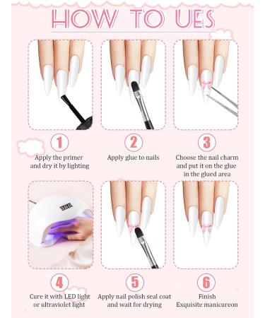 2 Boxes Bow Nail Charms Wsimily 3D Colorful Bowknot Nail Art Charm Kawaii Ribbon Bowknots Nail Accessories for Women Girls Nail Decorations DIY Craft Jewelry (2 Styles) - Buy Online on SooperMarket.com
