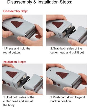 Rechargeable Men s Electric Hair Clipper - Cordless Beard Trimmer & Foil Shaver for Quick Hair Cutting (White) | Buy Now - Buy Online on SooperMarket.com