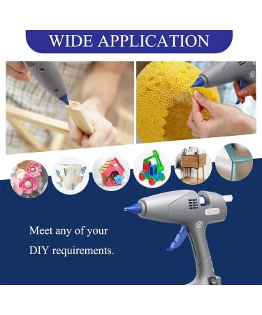 BLEDs Full-Size Hot Glue Gun 80 & 120W | Dual High Temp Anti-Dripping Large Glue Gun with Stand-Up Design | Includes 12 Glue Sticks for Craft, Art, DIY Projects - Buy Online on SooperMarket.com
