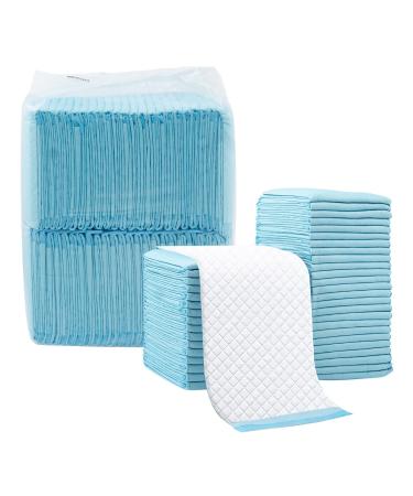 150 Count Pet Training and Puppy Pads Regular Super Absorbent Pee for Dogs Leak-Proof Potty Puppies Cats Rabbits Disposable Housetraining - 13x17.7 inch & 17.7x23.6 inch Blue