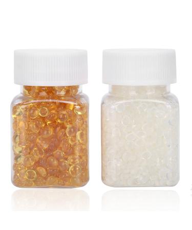 2 bottles of hair extension glue pearl keratin glue pearl hair extension keratin granulate hot fusion extension glue pearl accessories