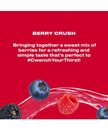 Cwench Hydration Electrolytes Mix with Magnesium Berry Crush No Sugar Keto Drink Mix Water Enhancer Powder with Celtic Salt 45 Servings 315g Berry Crush 45 Servings - Buy Online on SooperMarket.com
