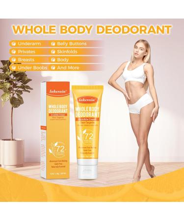 Whole Body Deodorant for Women Luxsea Aluminum Free Deodorant Lotion for Men Armpit Deodorant Cream for 72 Hour Odor Control Clean Tangerine Deodorant Antiperspirant Clear Gel Baking Soda Free - Buy Online on SooperMarket.com