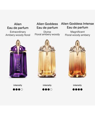 MUGLER Alien Goddess Intense - Eau de Parfum - Women's Perfume - Floral & Woody - With Bergamot Jasmine and Vanilla - Long Lasting Fragrance 3 Fl Oz (Pack of 1) - Buy Online on SooperMarket.com