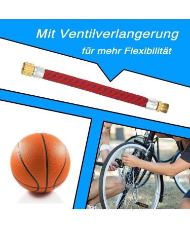 26-Piece Bicycle Valve Adapter Set - Autoventile & French Valve with Sealing Rings for All Bicycle Pumps - Auidy_6TXD - Buy Online on SooperMarket.com