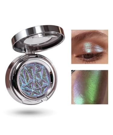 CHARMACY Multichrome Eyeshadow  Insane Shifters Chameleon Eyeshadow  Creates High-Impact  Glitter Metallic Eye Looks  100% Vegan and Cruelty Free  1.9g (804)