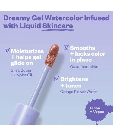 Kosas 10-Second Eye Gel Watercolor Eyeshadow - Heat: Moisturizing & Brightening Shimmer - Buy Online on SooperMarket.com