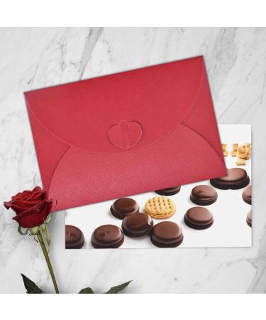 Cookies Food Chocolate Chip Biscuits Pearl Paper Greeting Card - Double-Sided Pearl Effect with Suitable for Various Occasions Cookies Food Chocolate Chip Biscuits One Size - Buy Online on SooperMarket.com