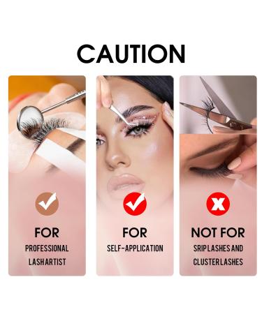 Eyelash Extension Glue by Heasoy - Extra Strong 5ml | 3 Sec Drying | 7 Weeks Retention | Black Adhesive for Self & Professional Use - Buy Online on SooperMarket.com