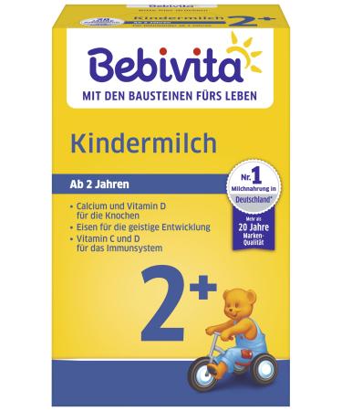 Bebivita milk formula children's milk 2+ 500g (5x500g) 500 g (pack of 5)