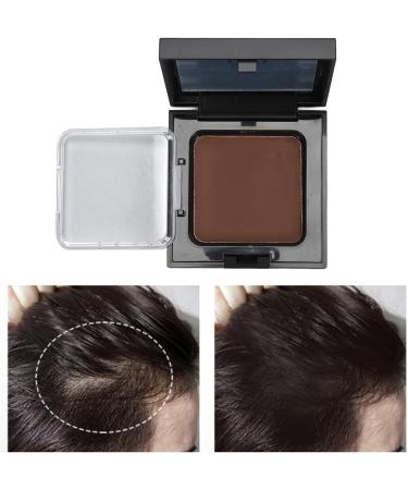 Hairline Powder Hairline Shadow Pressed Powder Instantly Conceals Alopecia White Hair Root Cover Temporary Hair Shading Powder for Thinning Bald Spots Windproof Sweatproof 12g Brown - Buy Online on SooperMarket.com