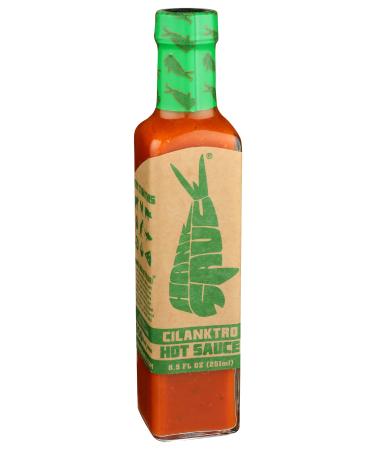 Cilanktro Hot Sauce By Hank Sauce - Versatile, Mild, Cayenne Pepper Sauce Infused With Fresh Garlic & Cilantro - Multipurpose Craft Hot Sauce - Gluten Free - 8.5 Fl Oz (Pack Of 1) Cilanktro 8.5 Fl Oz (Pack of 1)