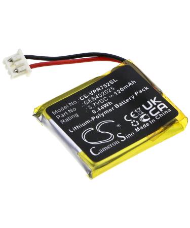 120mAh Battery Replacement for Clif 7351V 7752X 7752V (3.7V)