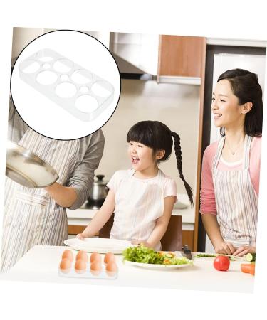 Hemoton 3pcs Egg Storage Box Eggs Food Tray Fridge Mustard Cutlery Tray Egg Holder Refrigerator Egg Cup Assorted Colorx3pcs 17.5x8.5x2cmx3pcs - Buy Online on SooperMarket.com