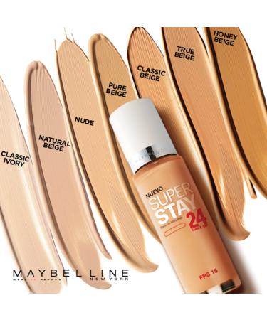 Maybelline Super Stay 24Hr Makeup - Classic Ivory (1 fl oz) - Buy Online on SooperMarket.com