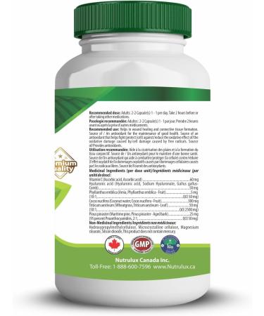 NutruLux Skin Care (60 mg Vitamin C) Halal Vegan Gelatin Free Capsules - Essential Supplement for Skin Health Wellness Support with Vitamin C Capsules Daily Skin Care Intake Nutrient-Rich Skin Support Capsules 60 Capsules (Pack of 1) - Buy Online on SooperMarket.com