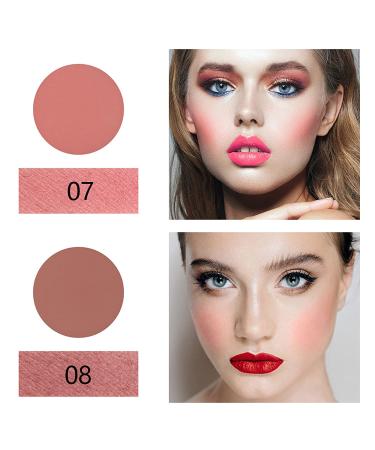 CCbeauty 8 Color Matte Blush Palette for Long Lasting Natural Glow | Professional Face Blushes and Highlight Palette - Ideal Valentine's Day Gift for Her - Buy Online on SooperMarket.com