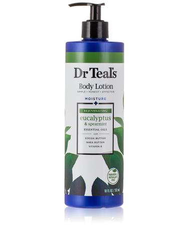 DCP Products Dr Teal's Body Lotion Moisture Rejuvenating Eucalyptus & Spearmint 16 fl oz Pack of 4 (Yes)