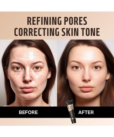 CC Cream Color Correction Cream with SPF 15+ All-In-One Full Coverage Foundation Concealer Full Coverage Anti-Redness Skin Tone Adjusting Sun Protection Natural Glowy Makeup Medium 30g 40.00 ml (Pack of 1) Medium - Buy Online on SooperMarket.com
