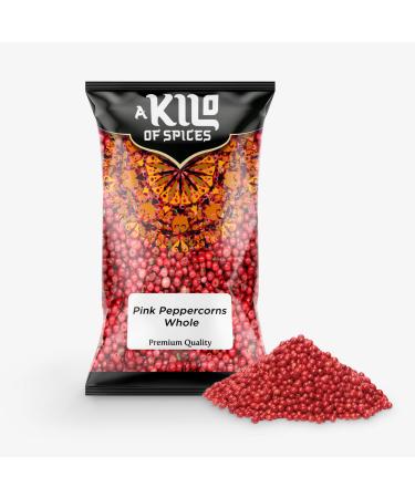 A Kilo of Spices | Pink Peppercorns Whole Peppercorns 200g Peppercorns For Cooking Add To Your Curries Vegetable Dishes Sauces Soups And Stews. Ideal For Mixed Peppercorns in Pepper Grinders
