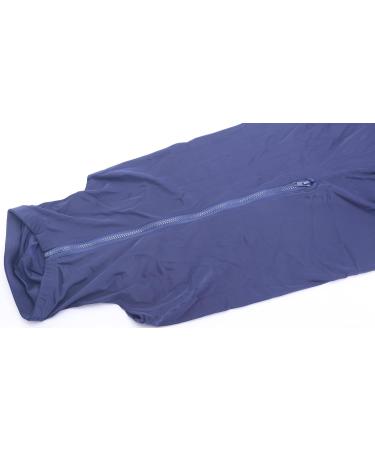 Leberna Lycra Stretch Horse Hood with Zip - Full Face Neck Cover in Navy | International Shipping Available - Buy Online on SooperMarket.com